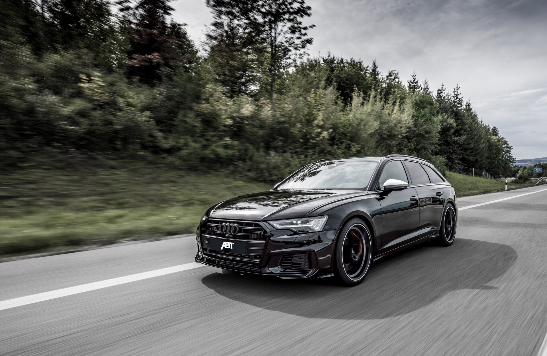 zwarte audi abt tuning